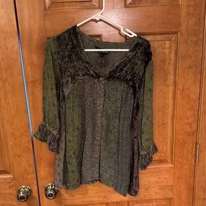 Chic Multicolor Women's Blouse